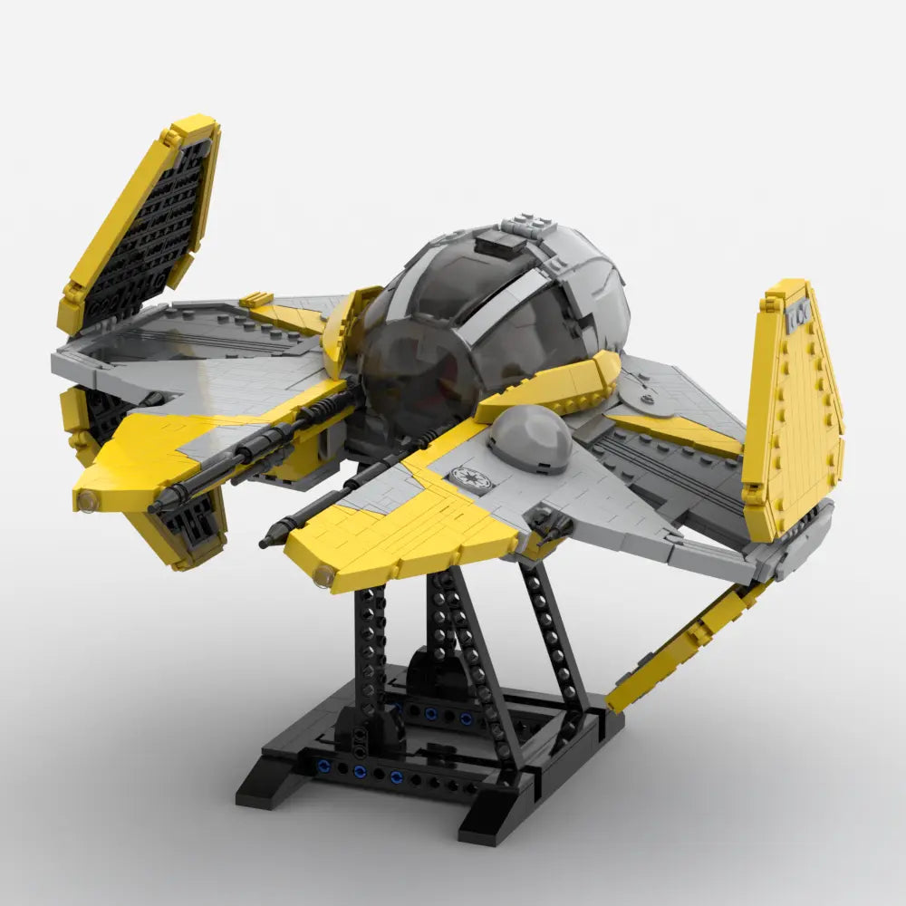 Jedi Starfighter (Rot & Gelb)