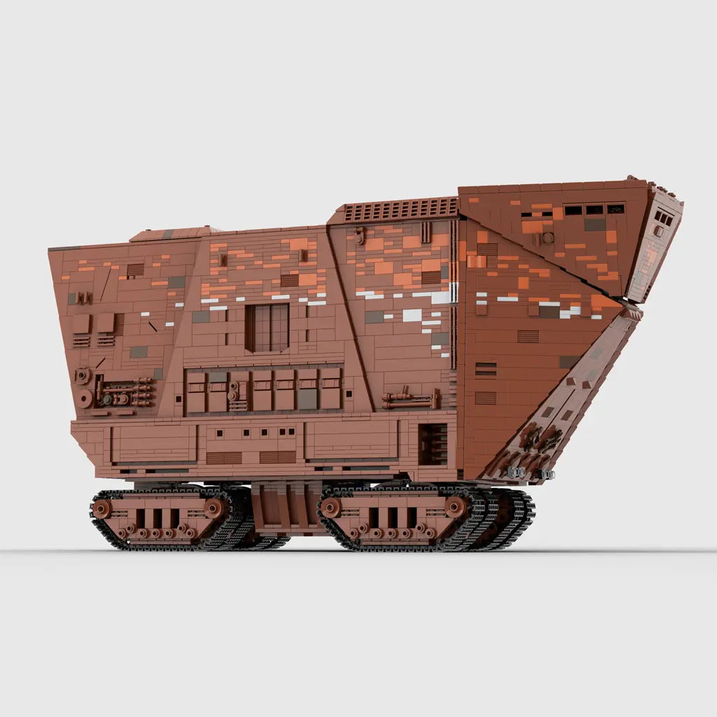 Sandcrawler Rv Sandcrawler Wüstenfahrzeug - Tatooine Sammlermodell – The Brick-Collective